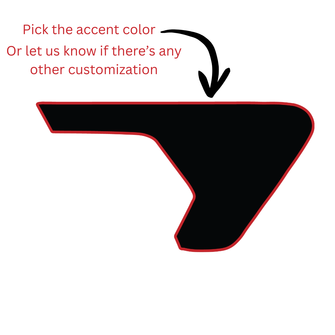 CARCODE Fender Insert Decal/Sticker - Trail Rated Graphic Kit - For Jeep Wrangler/Gladiator JL/JLU/JT 2018+ - Premium Vinyl