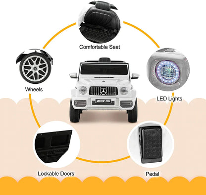 2026 Mercedes Benz G63 AMG 12V G Wagon Kids Ride On Car with Remote Control