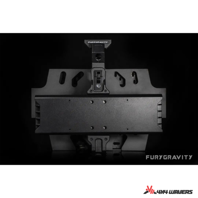 4x4wavers Fury Aluminum Multifunction Box - &nbsp;Tailgate Equipment Integrated Set - Rear Integrated Kit with 2 Gas Cans Tanks and storage with numeric locks - 4X4 WAVERS