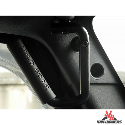 4x4wavers Metal Front Grab Handle Kit (Black Color) - 4X4 WAVERS