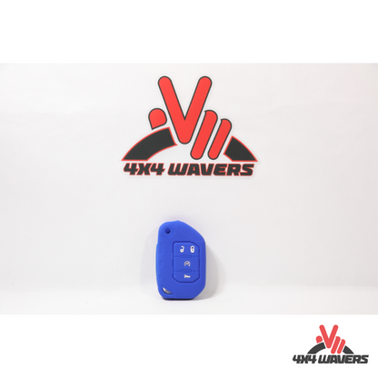 4x4wavers Key FOB Full Protection Heavy Duty Silicone Case, Blue Color - 4X4 WAVERS