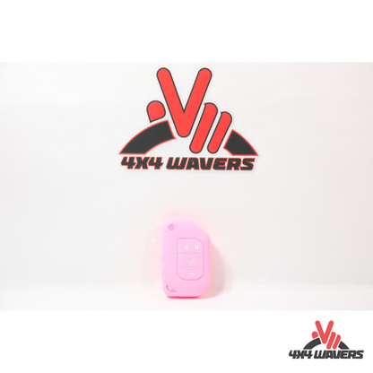 4x4wavers Key FOB Full Protection Heavy Duty Silicone Case, Pink Color - 4X4 WAVERS