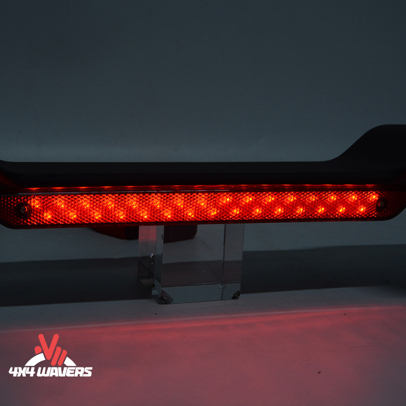 4x4wavers Rear Top Spoiler with Brake LED Light - 4X4 WAVERS