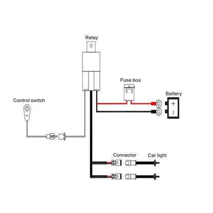 4X4Wavers Wiring Harness for LED Light Bar - 4X4 WAVERS