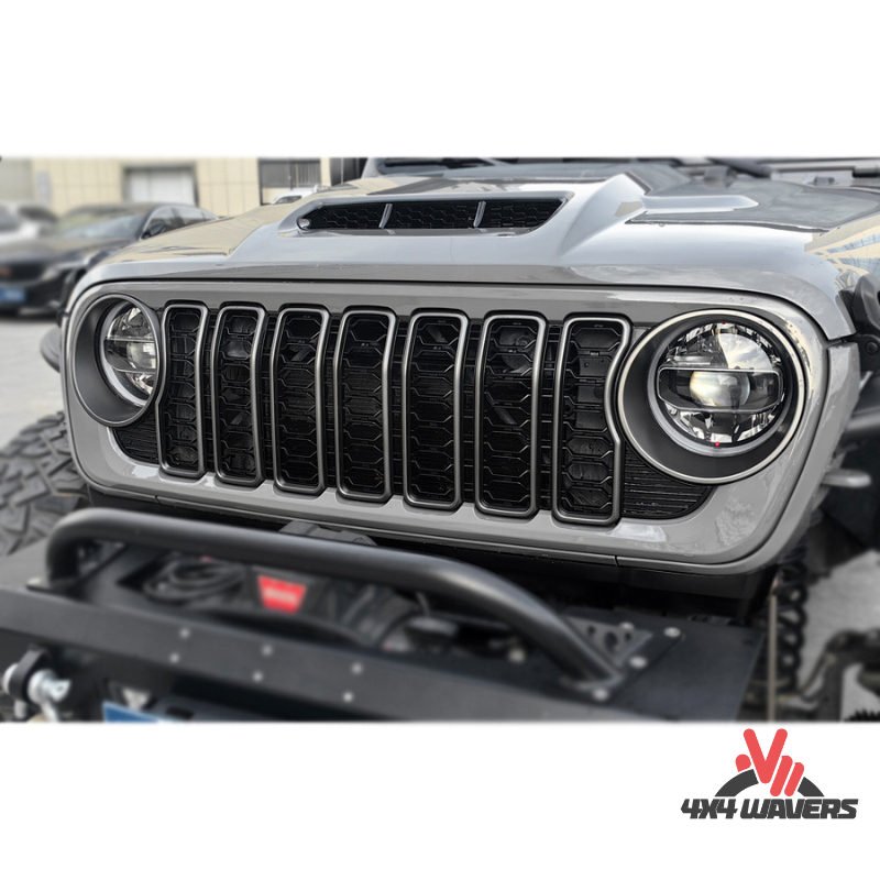 4x4wavers Grille - 2024 New Style Front Grille without Camera Hole - 4X4 WAVERS