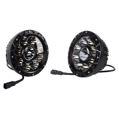 4x4wavers 7 Inch 60W White and Amber Floodlight - 4X4 WAVERS