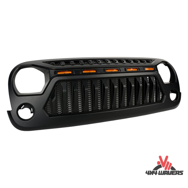 4x4wavers Grille - New Lighting Style Front Grille - 4X4 WAVERS