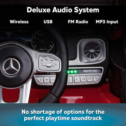 2026 Mercedes Benz G63 AMG 12V G Wagon Kids Ride On Car with Remote Control