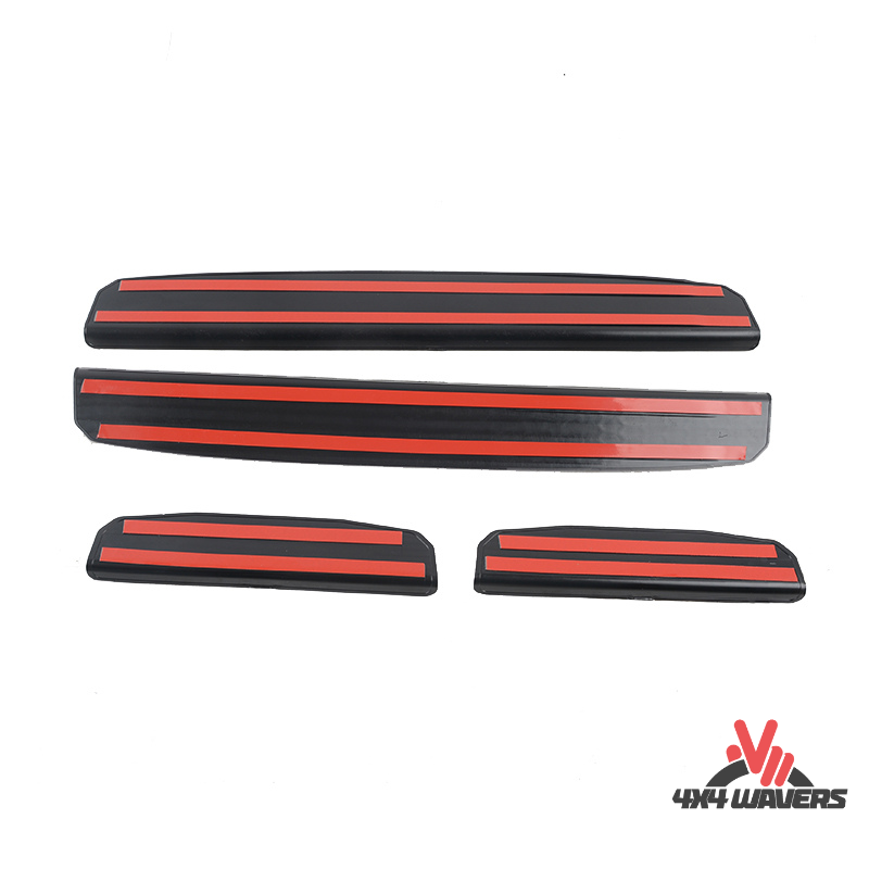 4x4wavers Door Sill Entry Guard with Wrangler Logo - 4X4 WAVERS