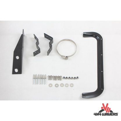 4x4wavers Performance High Mount Snorkel Cold Air System Kit, Wrangler Logo - 4X4 WAVERS