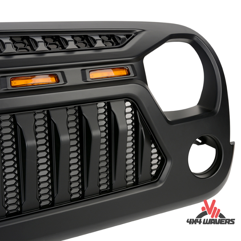 4x4wavers Grille - New Lighting Style Front Grille - 4X4 WAVERS