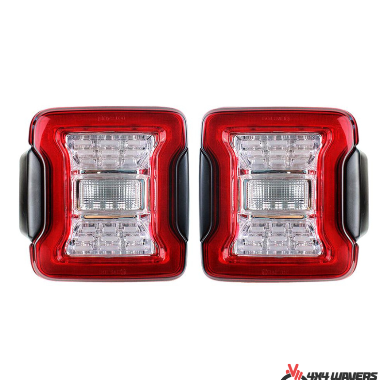 4x4wavers Tail Lights LED Replacement Light, New JL Original Style - 4X4 WAVERS