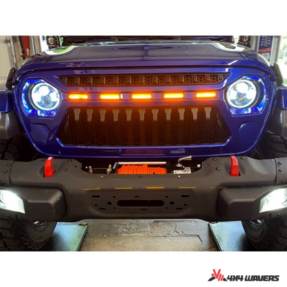 4x4wavers Grille - New Lighting Style Style Front Grille - 4X4 WAVERS