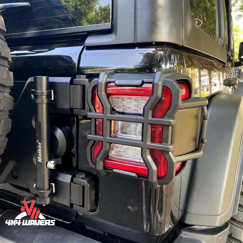 4x4wavers Taillight Aluminum Cover Guard - Legend Offroad Style - 4X4 WAVERS