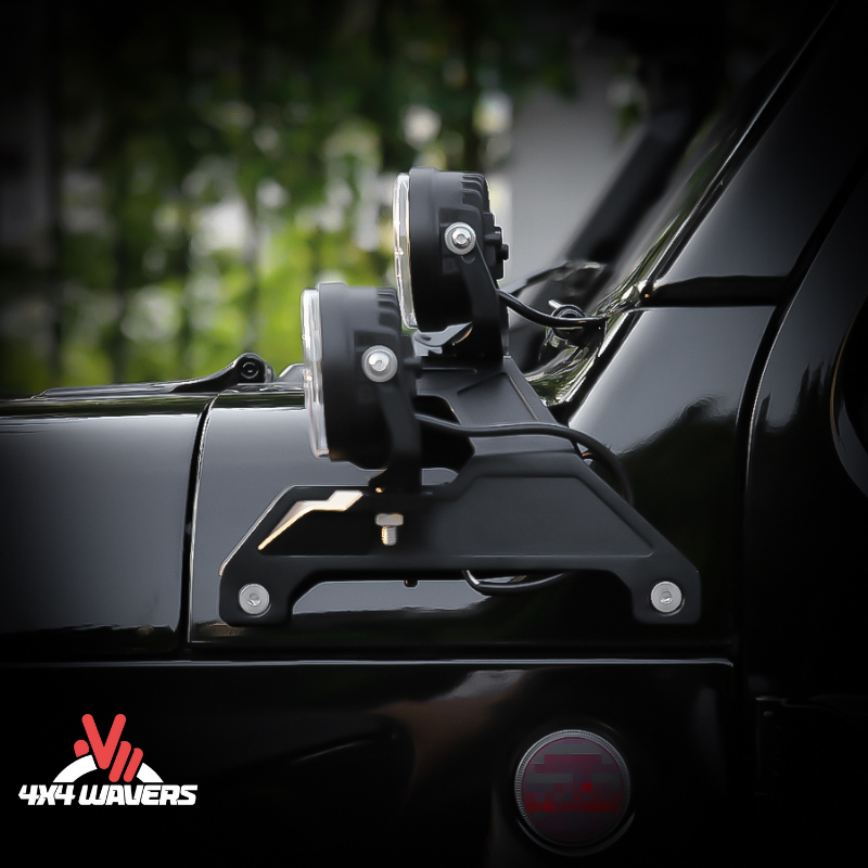 4x4wavers Double Hood Light Holder - 4X4 WAVERS