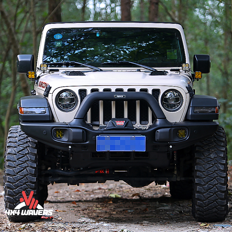 4x4wavers Front Bumper - AEV Style with Sensor Holes - 4X4 WAVERS