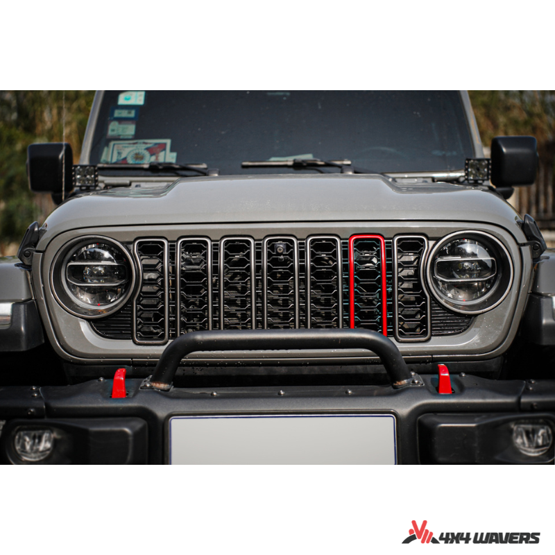 4x4wavers Grille - 2024 New Style Front Grille with Camera Hole - 4X4 WAVERS