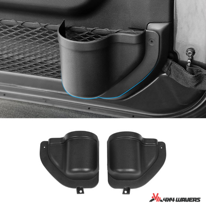 4x4wavers Front Door Interior Storage with Cup Holder - 4X4 WAVERS