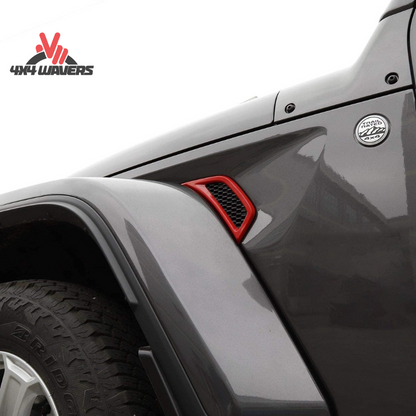 4x4wavers Fender Side Red Cover - 4X4 WAVERS