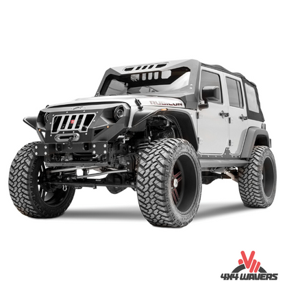 4x4wavers Metal Armor Body Kit Face - Short Tank Face Style - 4X4 WAVERS