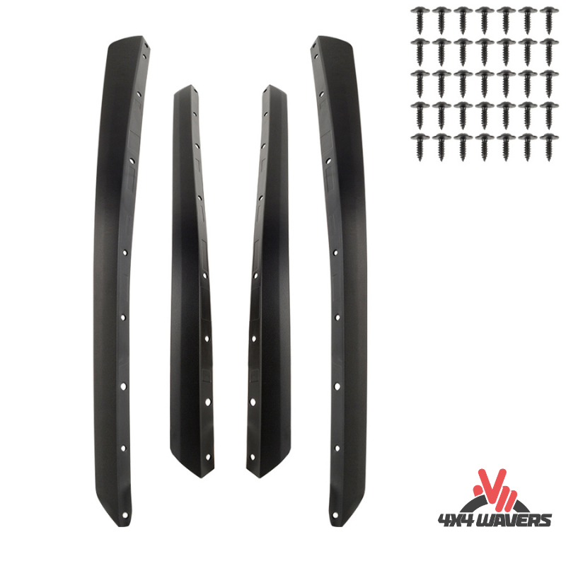 4x4wavers Fender Flares Trim Extension Protector - 4X4 WAVERS