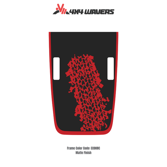 Kit d'autocollants MUD 4x4wavers pour capot JL Rubicon – Autocollants en vinyle pour modèles Jeep Wrangler – Fabriqué au Canada