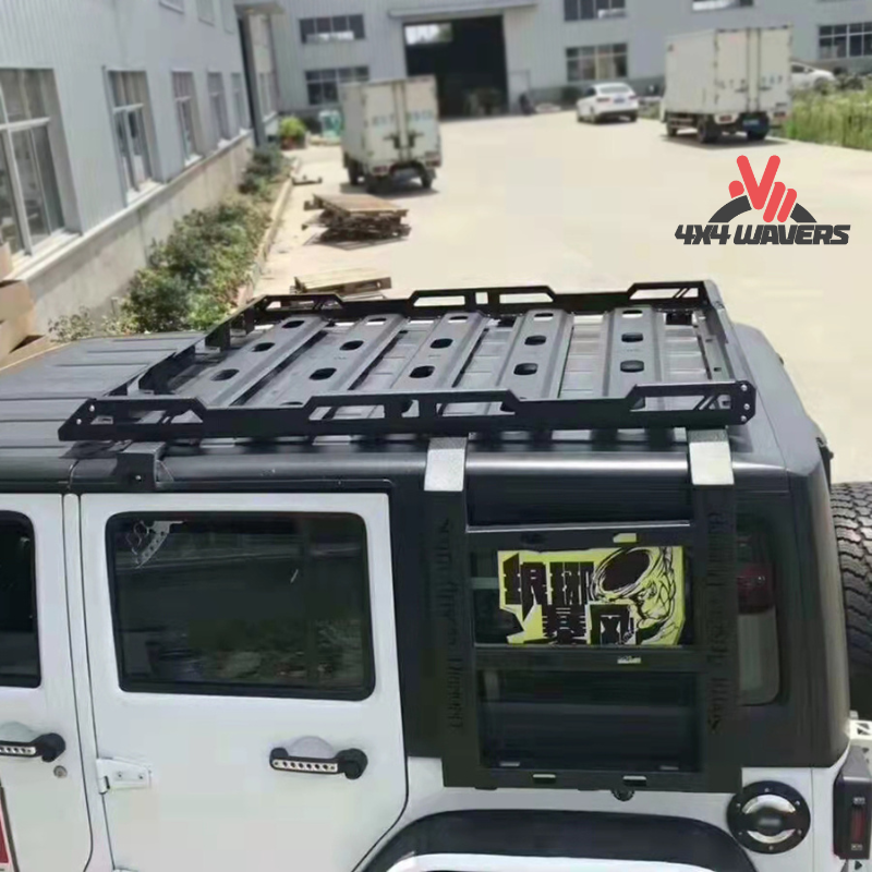 4x4wavers Roof Rack with 2 Side Ladders Set - Legend Offroad Style - 4X4 WAVERS