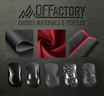 OFFactory Custom Premium Performance Steering Wheel - Jeep Wrangler & Gladiator JL/JLU/4XE/JT 2018+