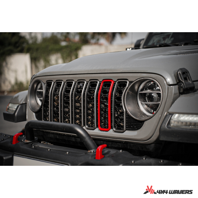 4x4wavers Grille - 2024 New Style Front Grille with Camera Hole - 4X4 WAVERS