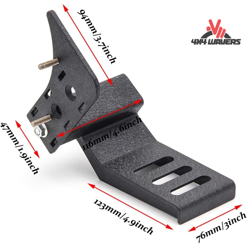 4x4wavers Left Side Foot Rest Pedal - 4X4 WAVERS