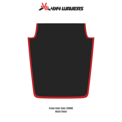 Kit d'autocollants 4x4wavers pour capot JK – Autocollants en vinyle pour Jeep Wrangler – Fabriqué au Canada