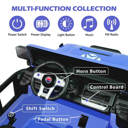 2026 24V Monster Jeep Wrangler JL 2 Seater DELUXE Kids Ride On Car with Remote Control