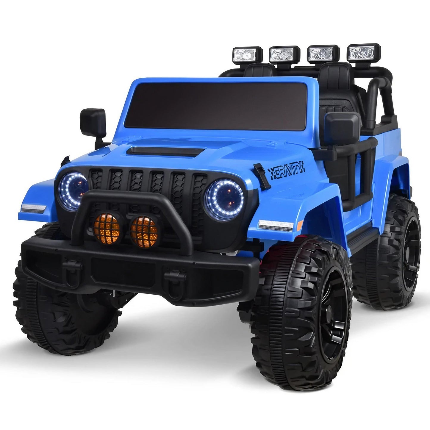 2026 24V Monster Jeep Wrangler JL 2 Seater DELUXE Kids Ride On Car with Remote Control
