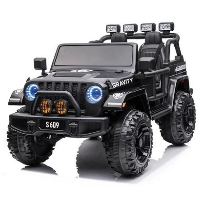 2026 24V Monster Jeep Wrangler JL 2 Seater DELUXE Kids Ride On Car with Remote Control