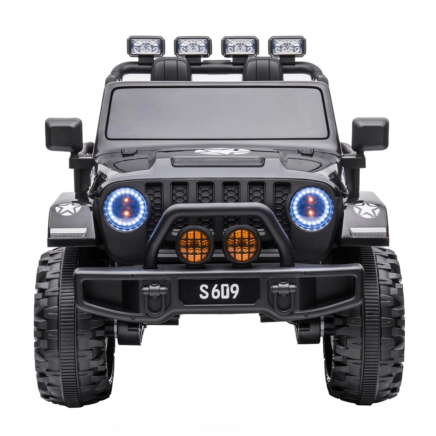 2026 24V Monster Jeep Wrangler JL 2 Seater DELUXE Kids Ride On Car with Remote Control