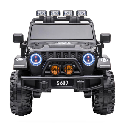 2026 24V Monster Jeep Wrangler JL 2 Seater DELUXE Kids Ride On Car with Remote Control