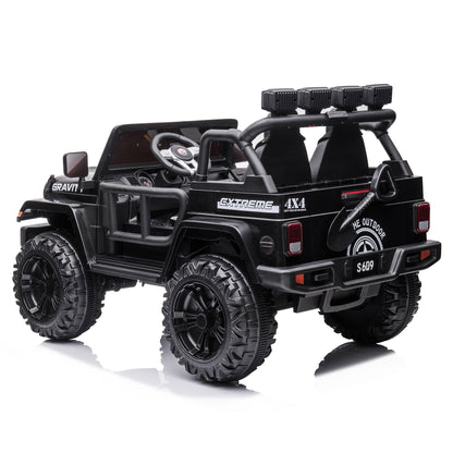 2026 24V Monster Jeep Wrangler JL 2 Seater DELUXE Kids Ride On Car with Remote Control