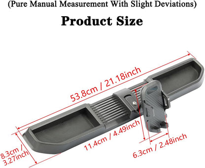 4X4WAVERS Dashboard Phone Holder and Tray - Phone Mount  - Jeep Wrangler & Gladiator JL/JLU/JT 2024+ (not for 4XE) - 4X4 WAVERS