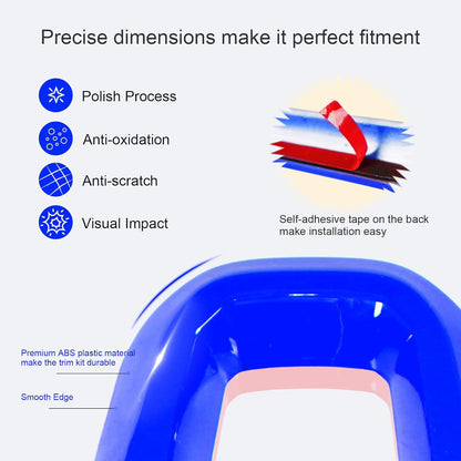 4X4WAVERS Full Set Interior Dashboard Decoration Trim Kit - 21pcs - Jeep Wrangler & Gladiator JL/JLU/4XE/JT 2018-2023 - 4X4 WAVERS