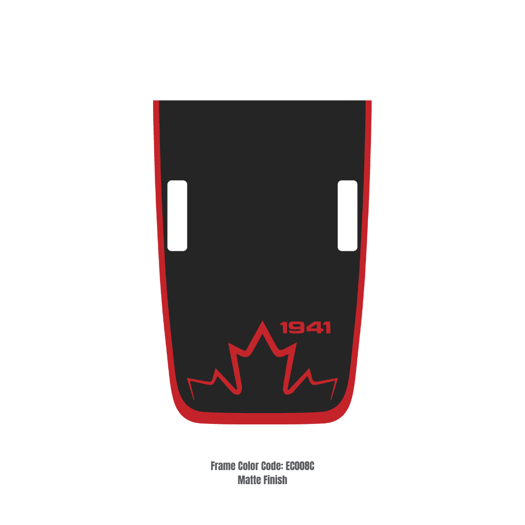 CARCODE Hood Decal Sticker – CANADA 1941 Style Kit – for JL/JLU/JT/4XE Rubicon Hood – Made in Canada - 4X4 WAVERS