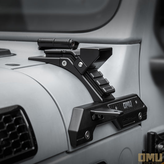 4x4wavers OMU A Pillar Light Bracket without light for jeep wrangler JL/JLU/JT 2018-2025 - 4X4 WAVERS