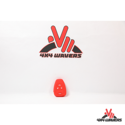 4x4wavers Key FOB Full Protection Heavy Duty Silicone Case, Red Color - 4X4 WAVERS