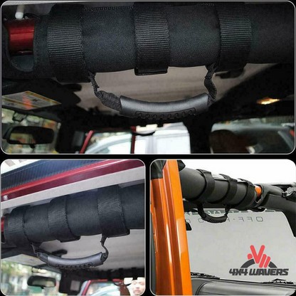 4x4wavers Canvas Roll Bar Handle (1 unit) Black - 4X4 WAVERS