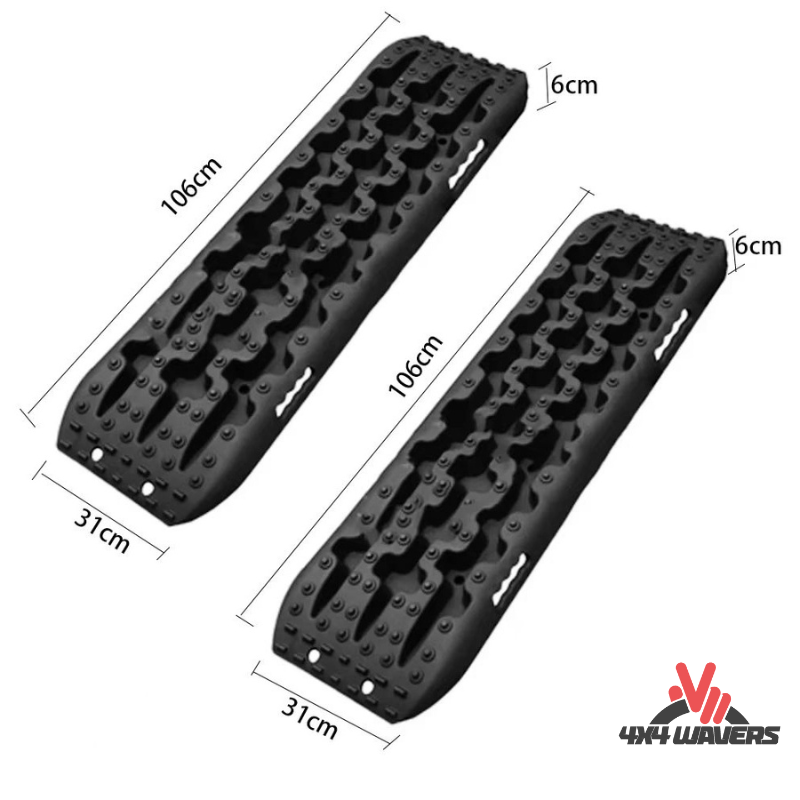 4x4wavers Offroad Recovery Traction Board, Traction Mat for Mud, Sand and Snow - 4X4 WAVERS