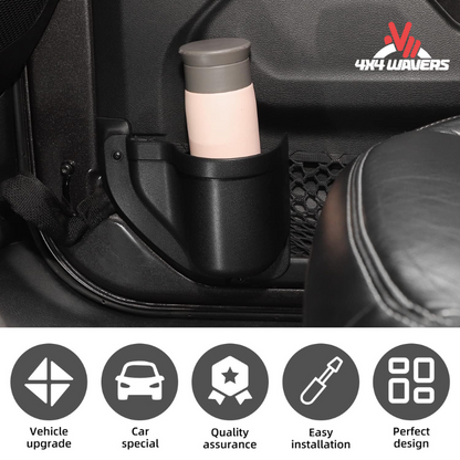 4x4wavers Front Door Interior Storage with Cup Holder - 4X4 WAVERS