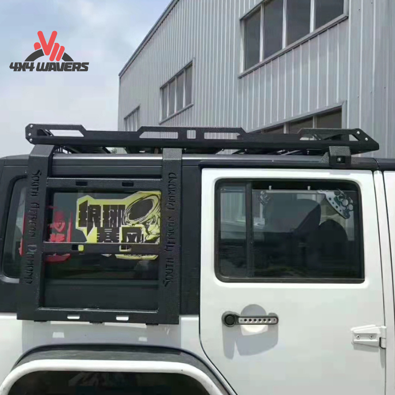 4x4wavers Roof Rack with 2 Side Ladders Set - Legend Offroad Style - 4X4 WAVERS