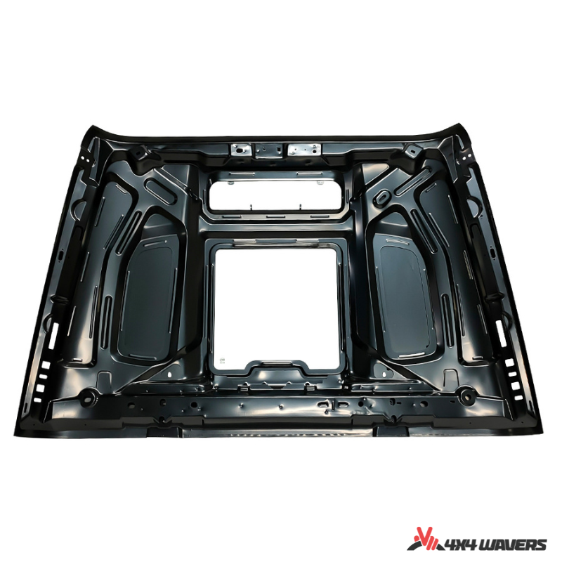 4x4wavers Hood - Capsule Style with transparent window for Engine - 4X4 WAVERS