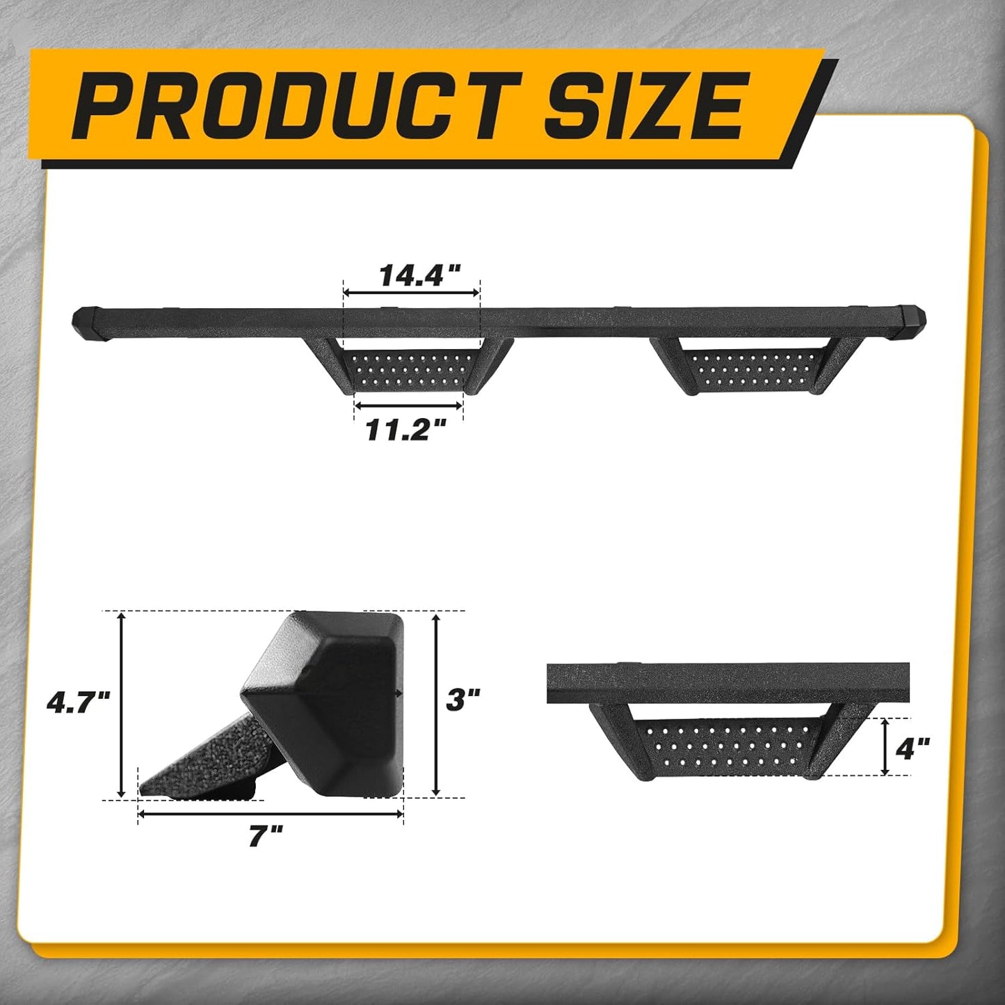 4X4Wavers Aluminum Side Step - 4X4 WAVERS