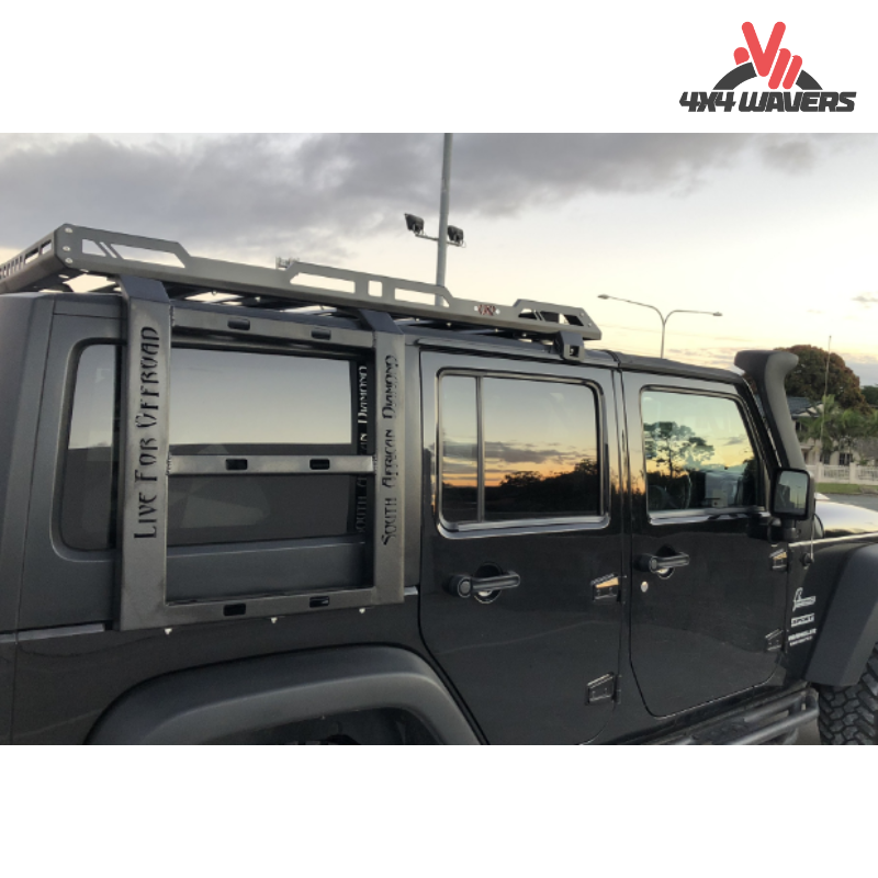 4x4wavers Roof Rack with 2 Side Ladders Set - Legend Offroad Style - 4X4 WAVERS