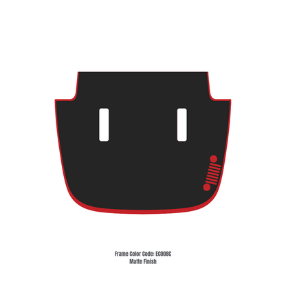 CARCODE Hood Decal/Sticker - for JL/JLU/JT/4XE Sahara Hood – Made in Canada - 4X4 WAVERS